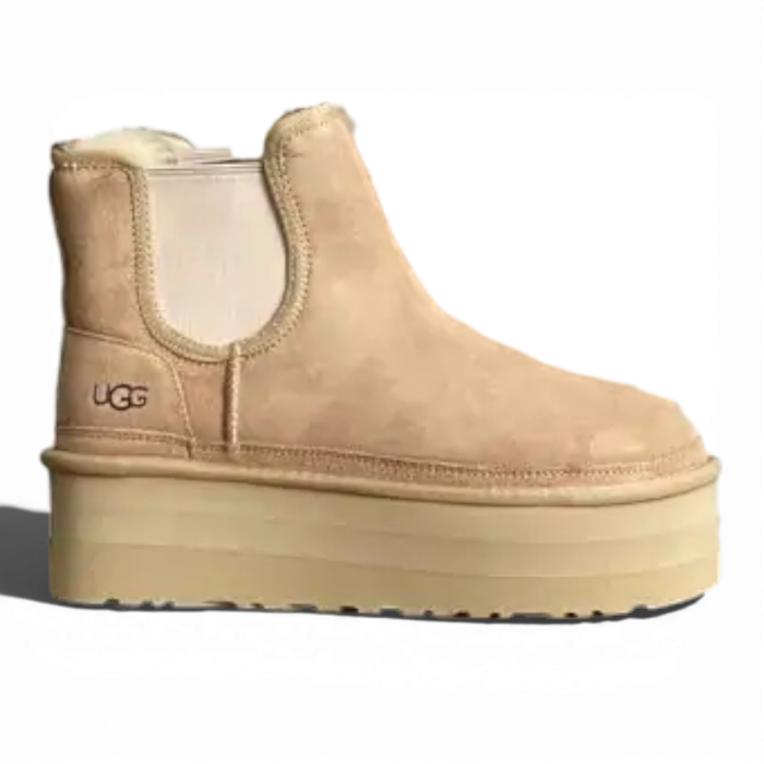 UGG Neumel Chelsea Platform Beige