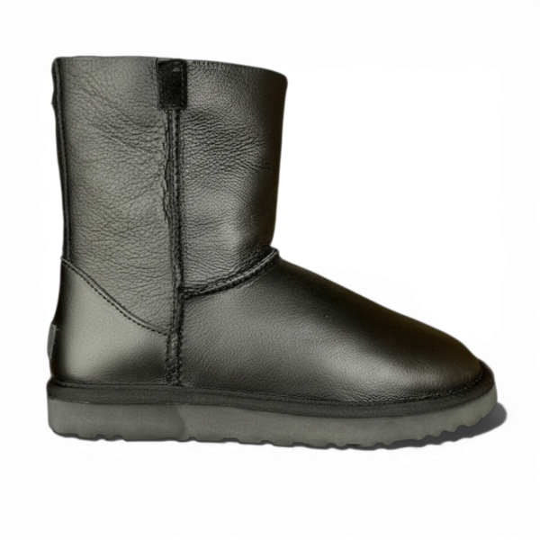 Ugg Short ZIP Black Leather