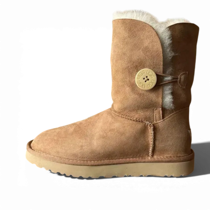 UGG Bailey Button Short Chestnut