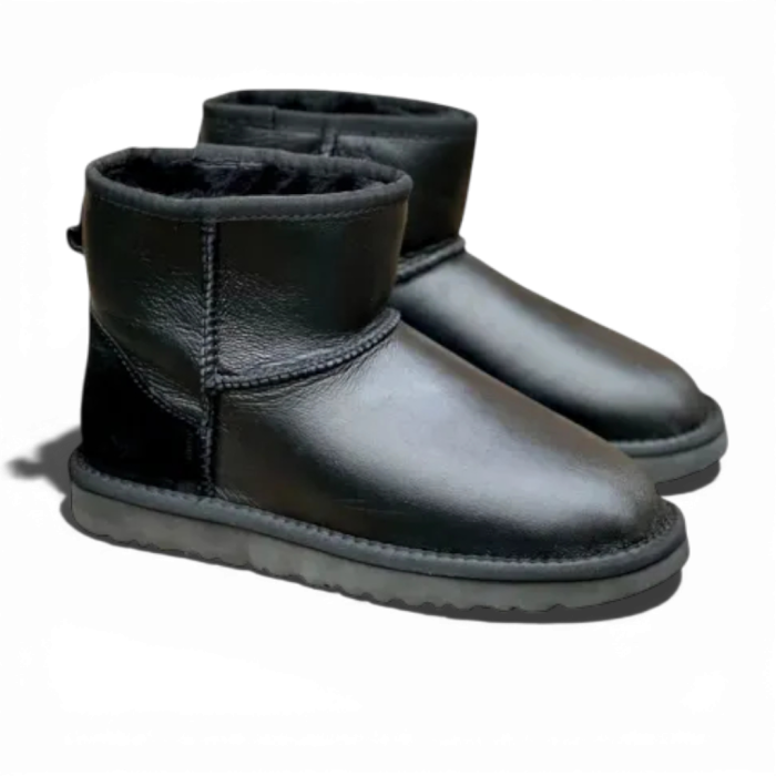 Ugg Classic Mini Black Leather
