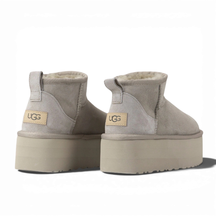 UGG Ultra Mini Platform Light Grey