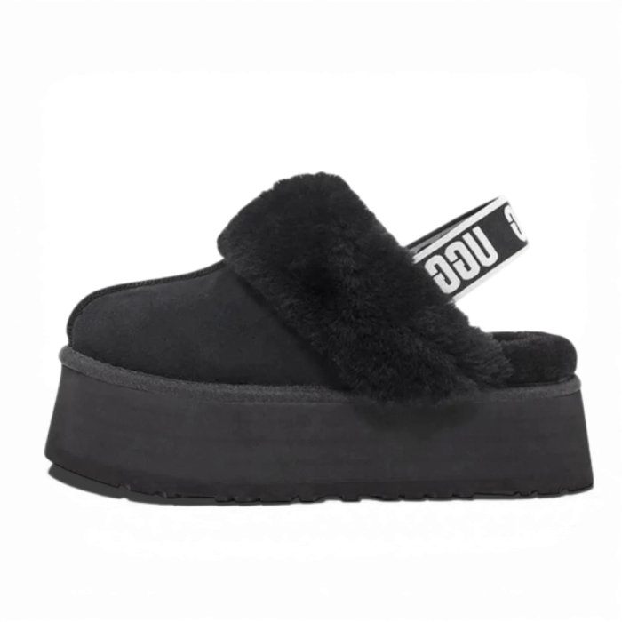 UGG Funkette Slipper Platform Black