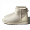 UGG Mini Light Grey Metallic Suede